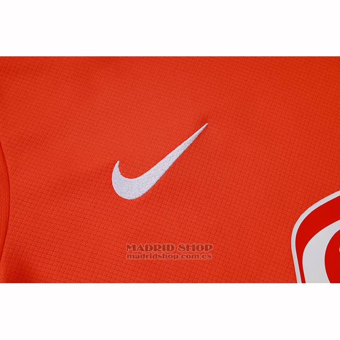 Chandal del Brasil Manga Corta 2025-2026 Naranja - Pantalon Corto